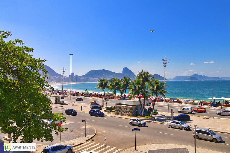 Enorme 3 quartos frente mar para 8 pessoas