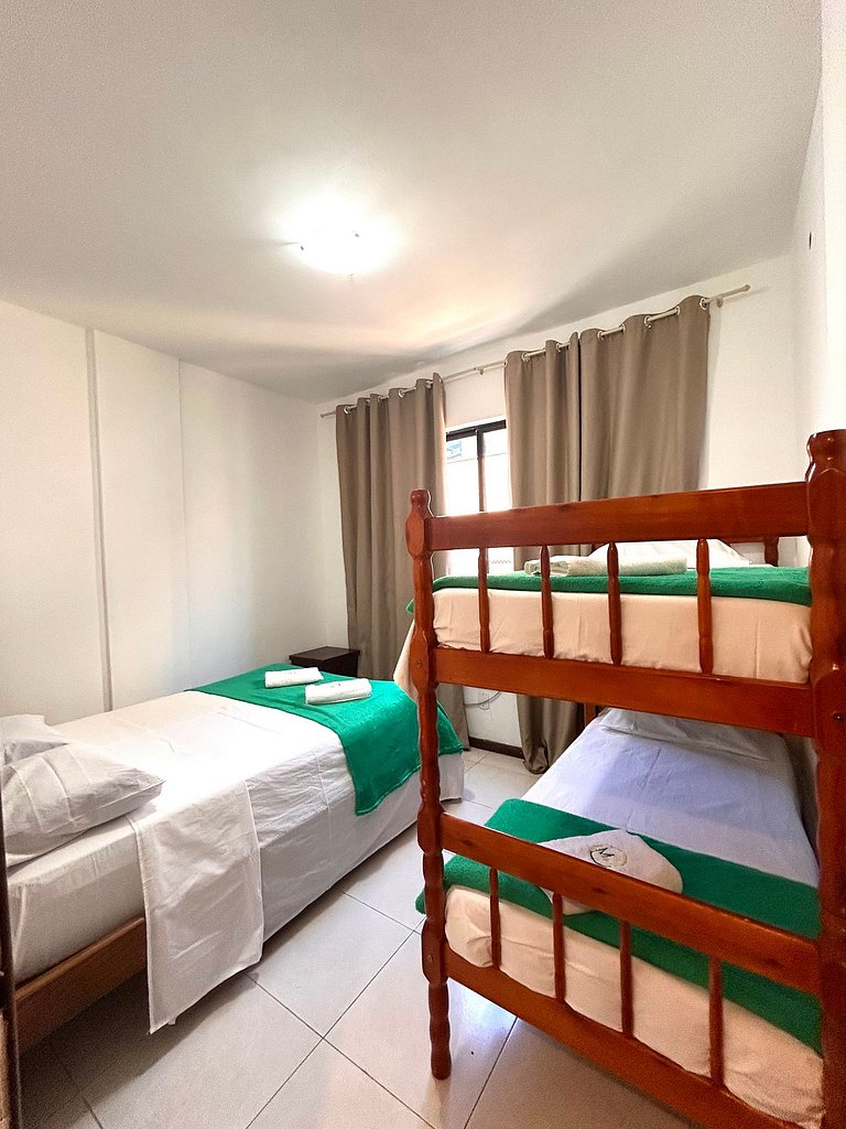 Hermosos 3 cuartos para 7 personas en Cabo Frio