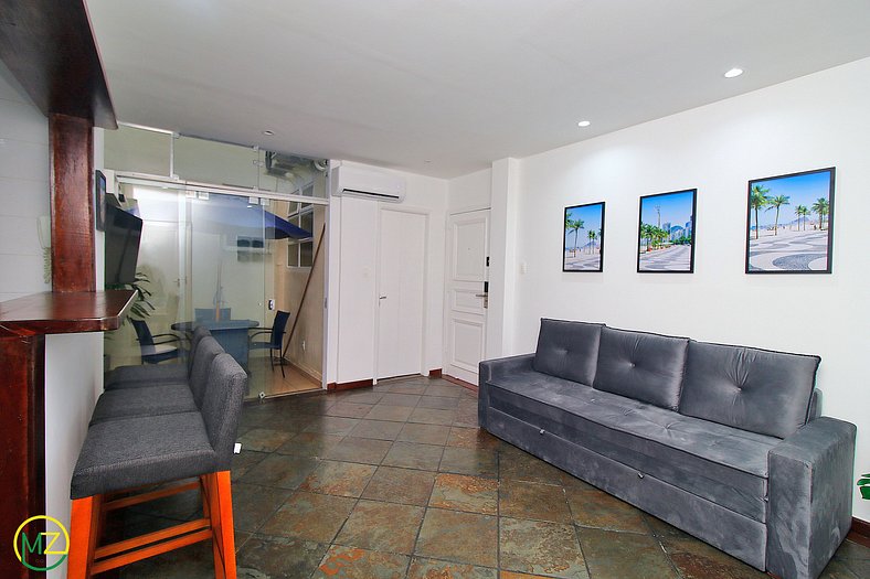 Nice one bedroom, few steps to Ipanema beach